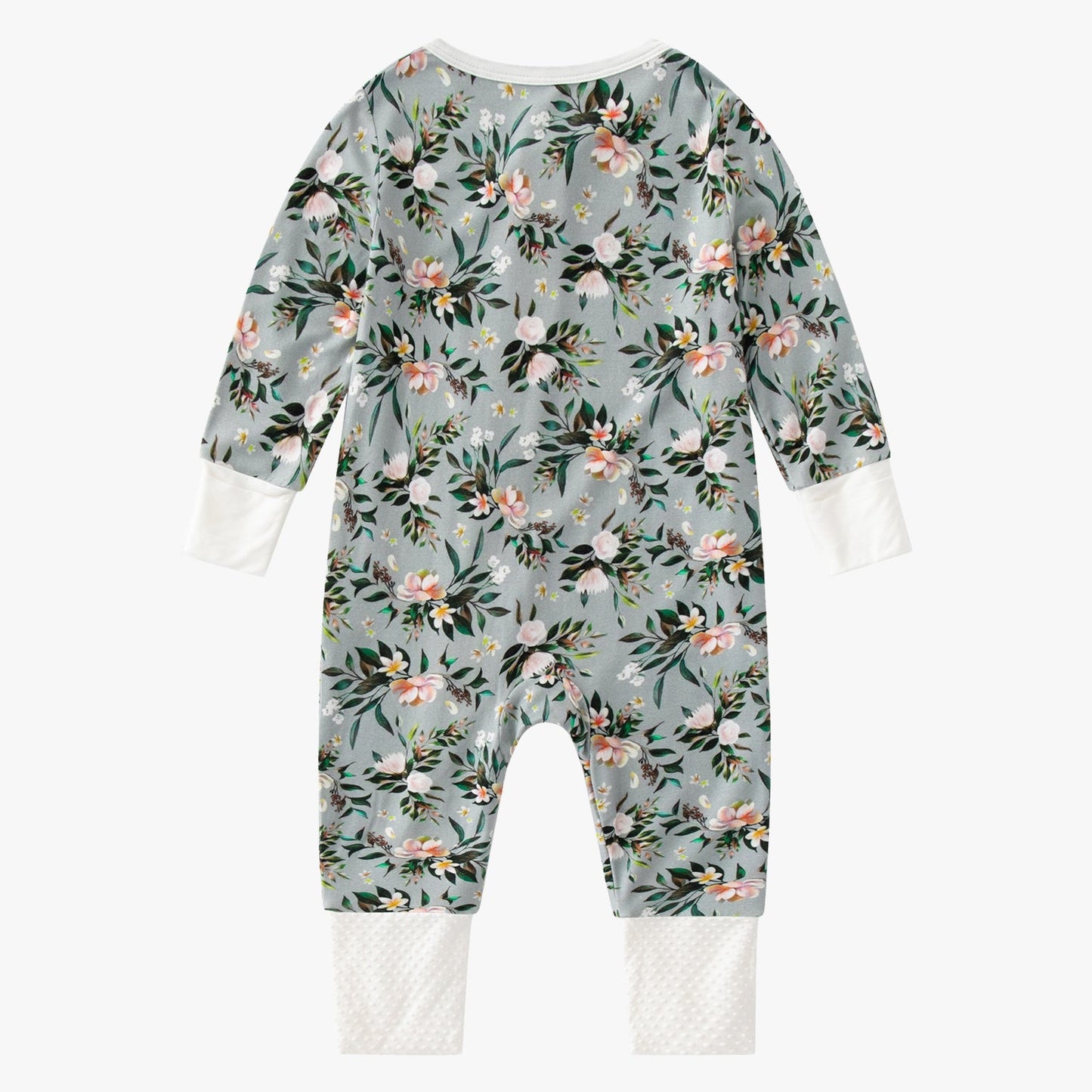 Bamboo Baby Pajamas Convertible Zipper Footie Pajamas Romper