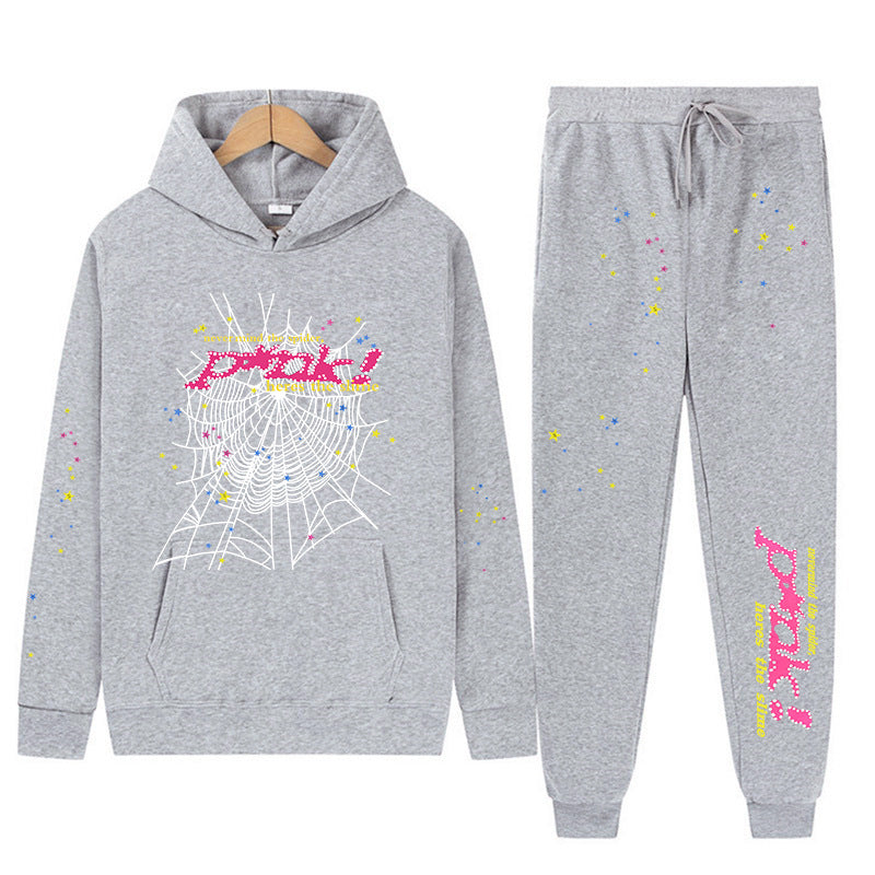 Sp5der p*nk V2 Hoodie Sweatpant Set Sp5der Tracksuit