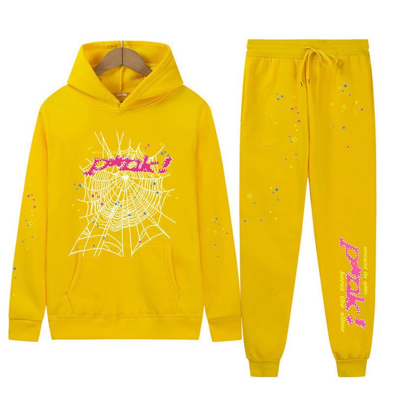 Sp5der p*nk V2 Hoodie Sweatpant Set Sp5der Tracksuit
