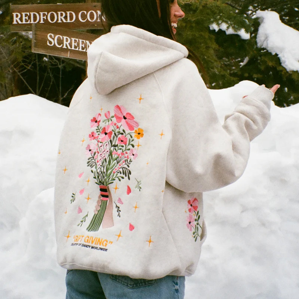 Dandy Worldwide Gift Giving Print Hoodie