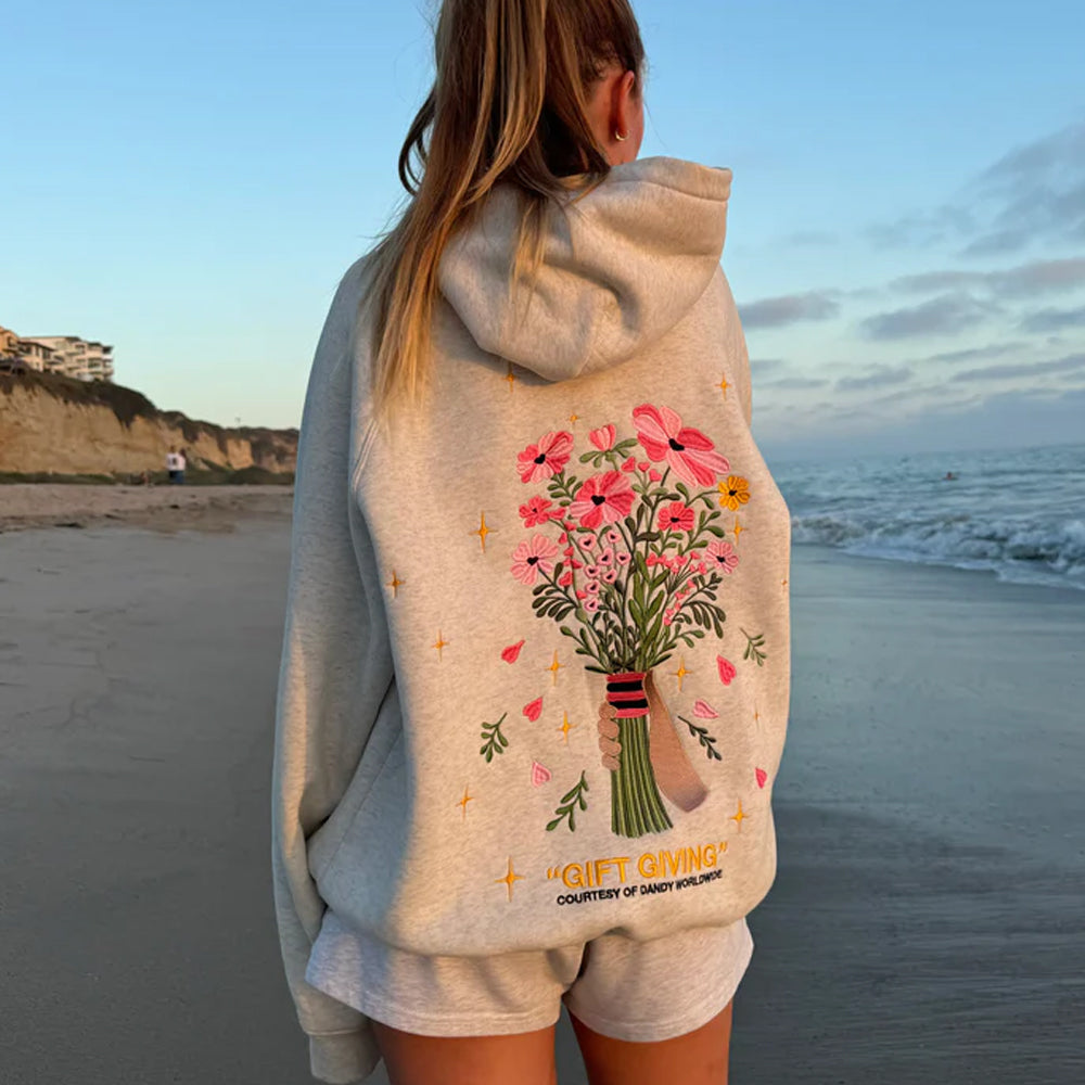 Dandy Worldwide Gift Giving Print Hoodie
