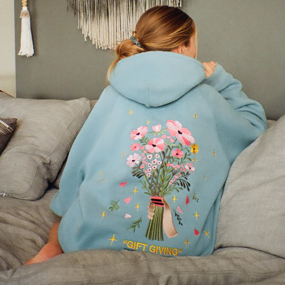 Dandy Worldwide Gift Giving Print Hoodie