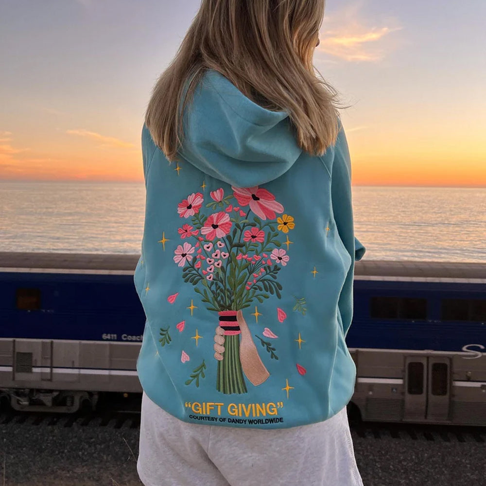 Dandy Worldwide Gift Giving Print Hoodie