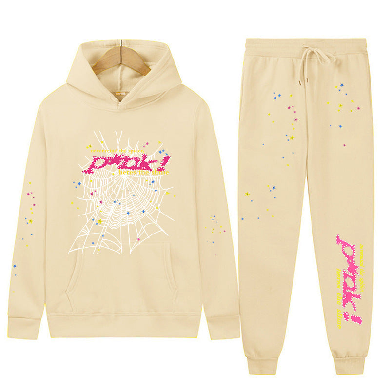 Sp5der p*nk V2 Hoodie Sweatpant Set Sp5der Tracksuit