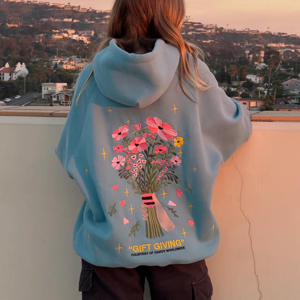 Dandy Worldwide Gift Giving Print Hoodie