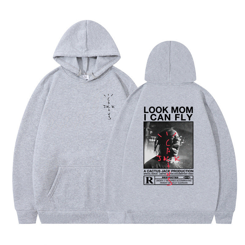 Travis Scott Cactus Jack Look Mom I Can Fly Graphic Hoodie