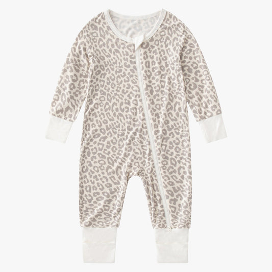 Bamboo Baby Pajamas Convertible Zipper Footie Pajamas Romper